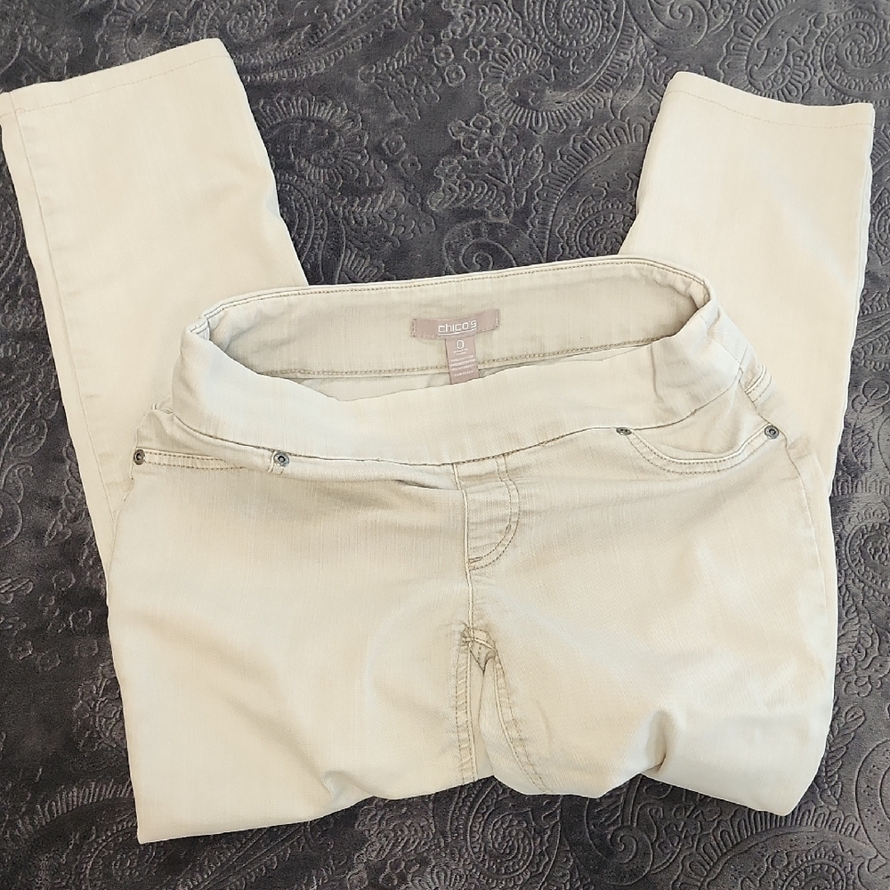 Chico's Light Tan Jeans